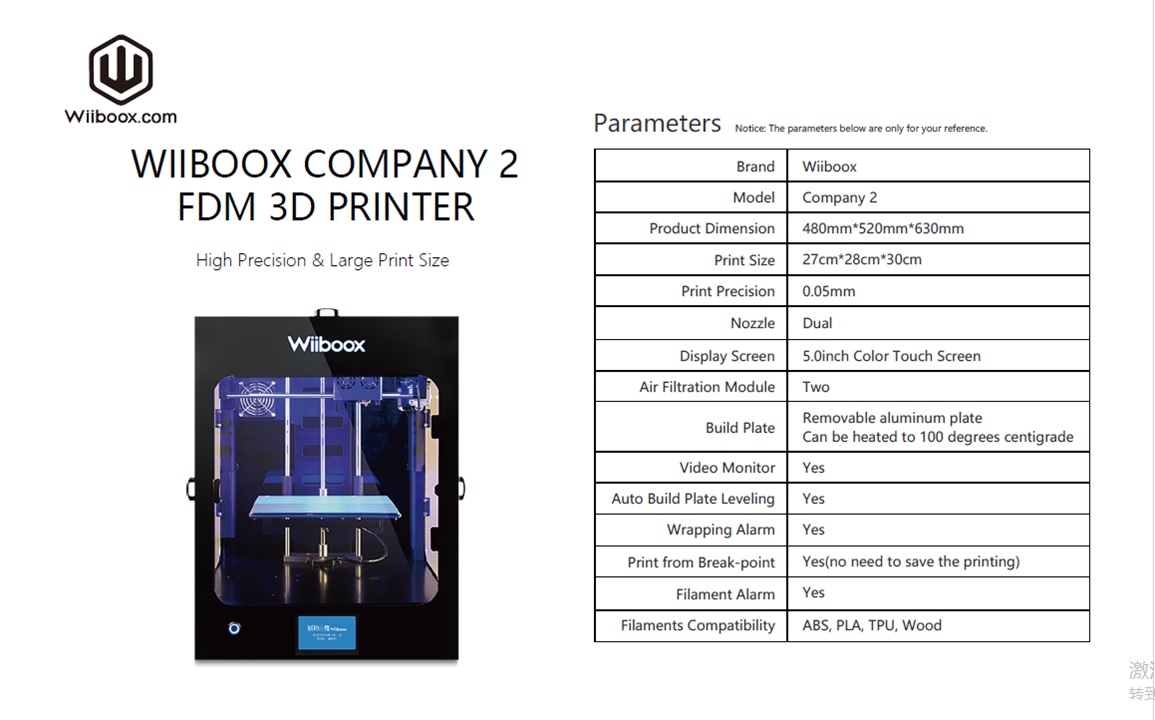 پرینتر سه بعدی ویبوکس  Company Two